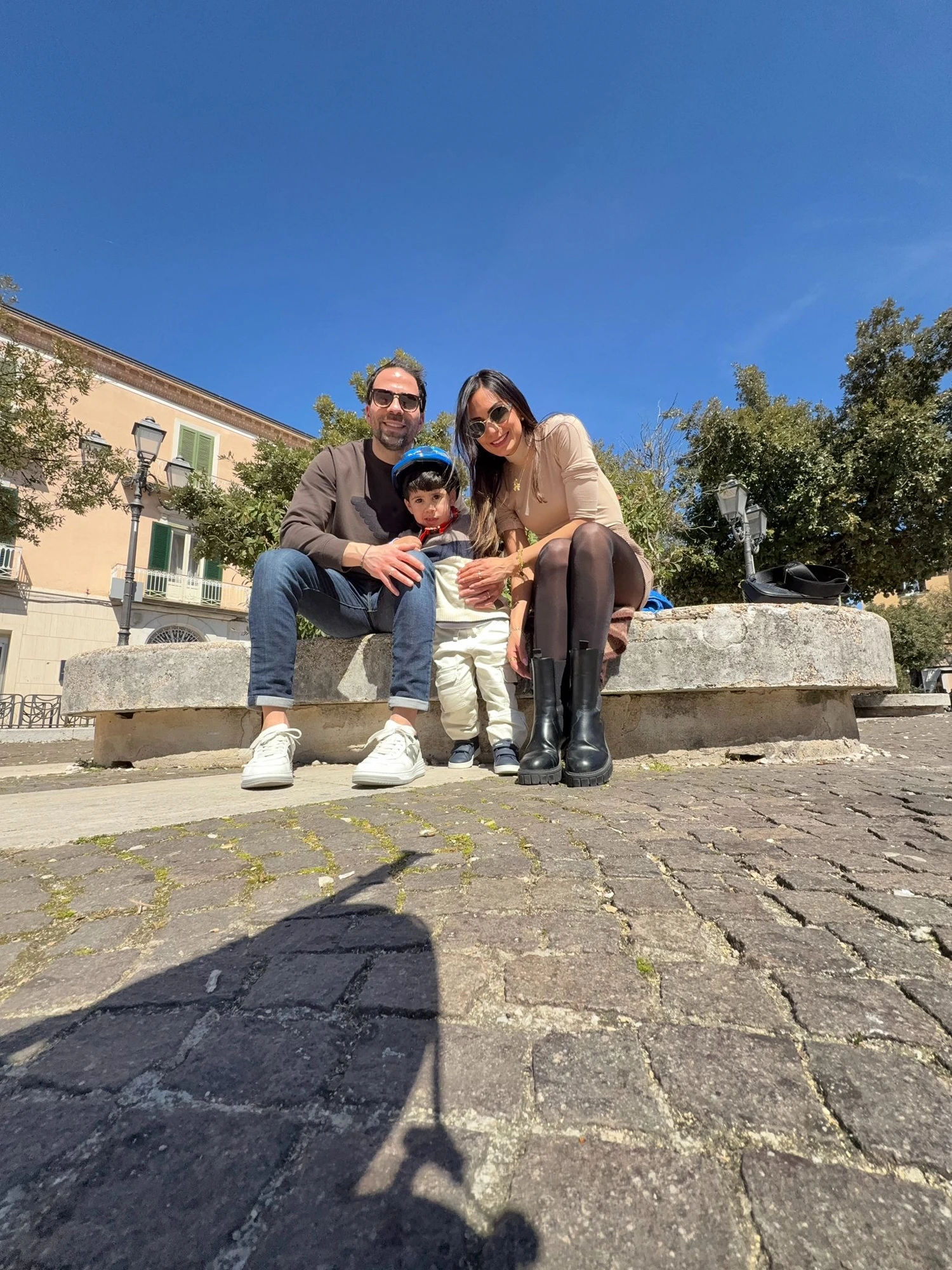 In famiglia in piazza